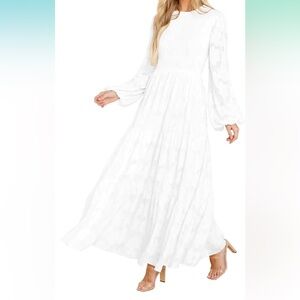 Elegant White Maxi Dress